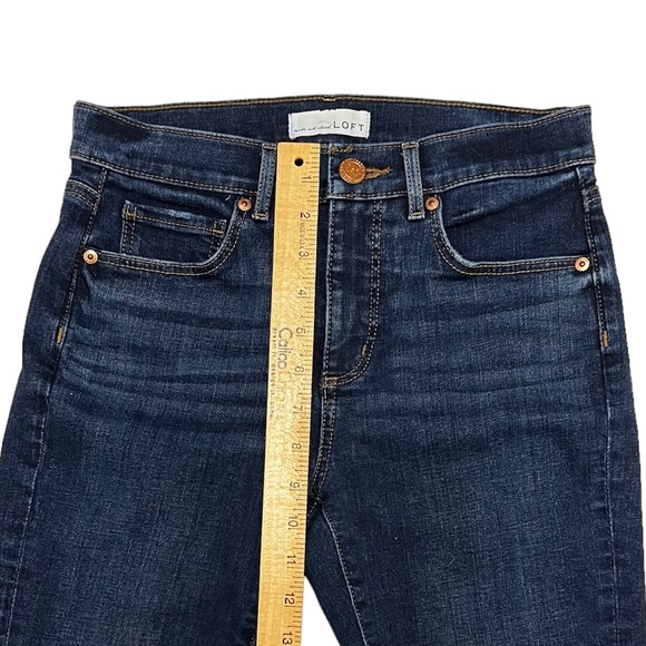 LOFT Sustainable Style Skinny Stretchy Dark Denim Jeans, Woman’s size 4 - Picture 14 of 15
